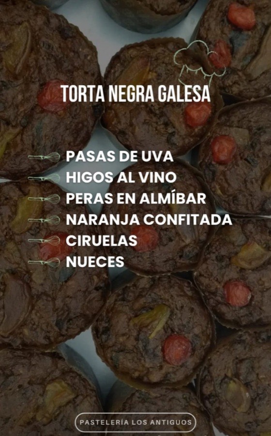 Torta negra galesa