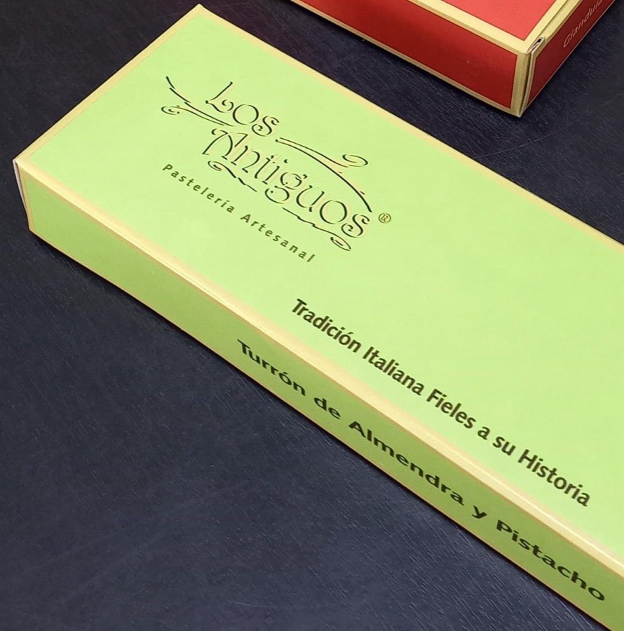 Turrón blando de pistacho y almendra